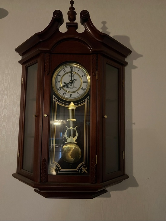 Other - Vintage Style Wall Pendulum Clock - Brown